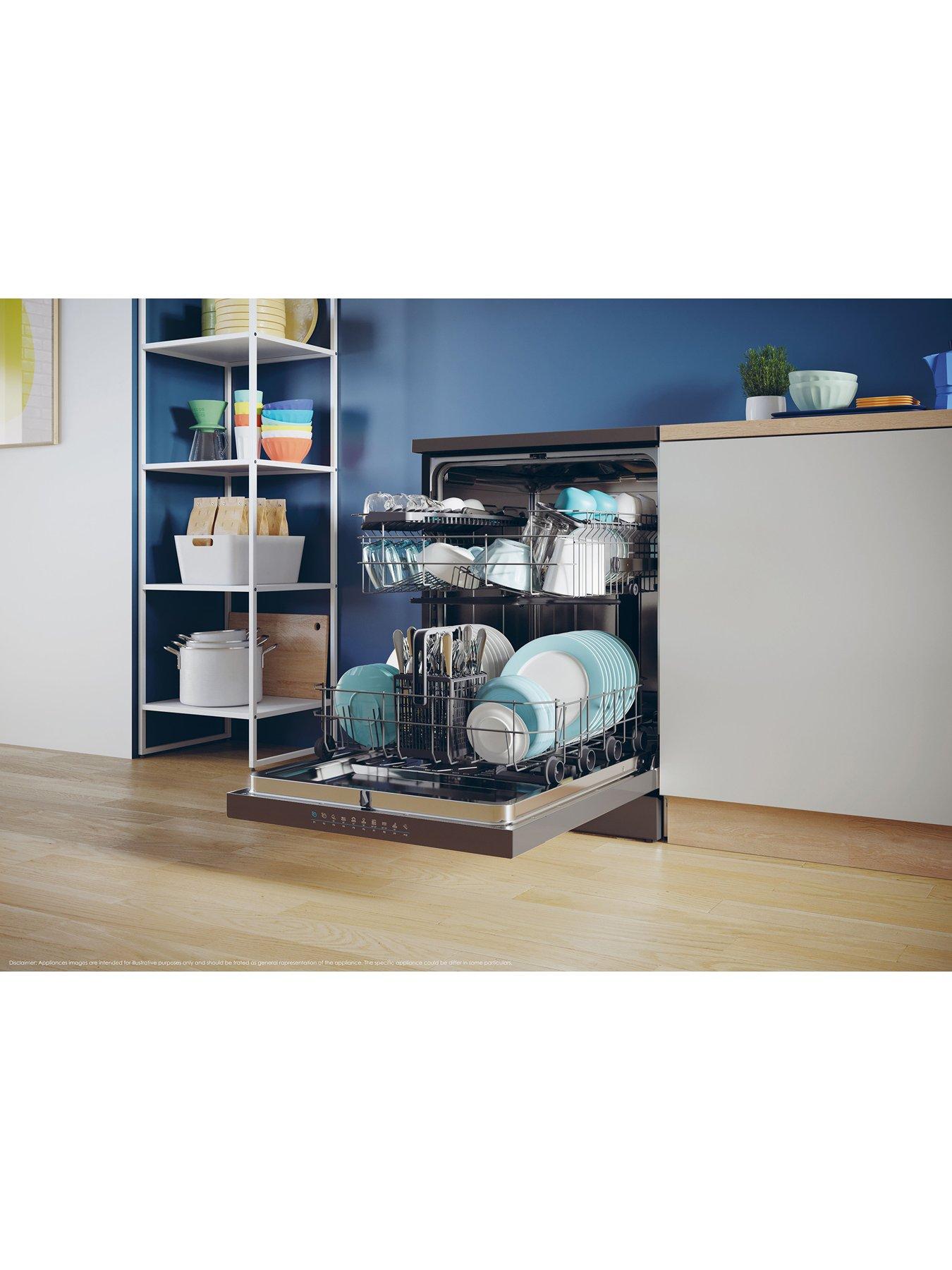 Image 6 of 7 of Candy CF3E9L0B-80 13 place full&nbsp;size Freestanding Dishwasher with&nbsp;WIFI -&nbsp;Black