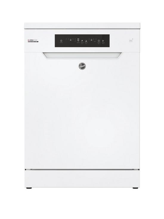 front image of hoover-hf-3c7l0w-80-13-place-fullnbspsize-freestanding-dishwasher-withnbspwifi--nbspwhite