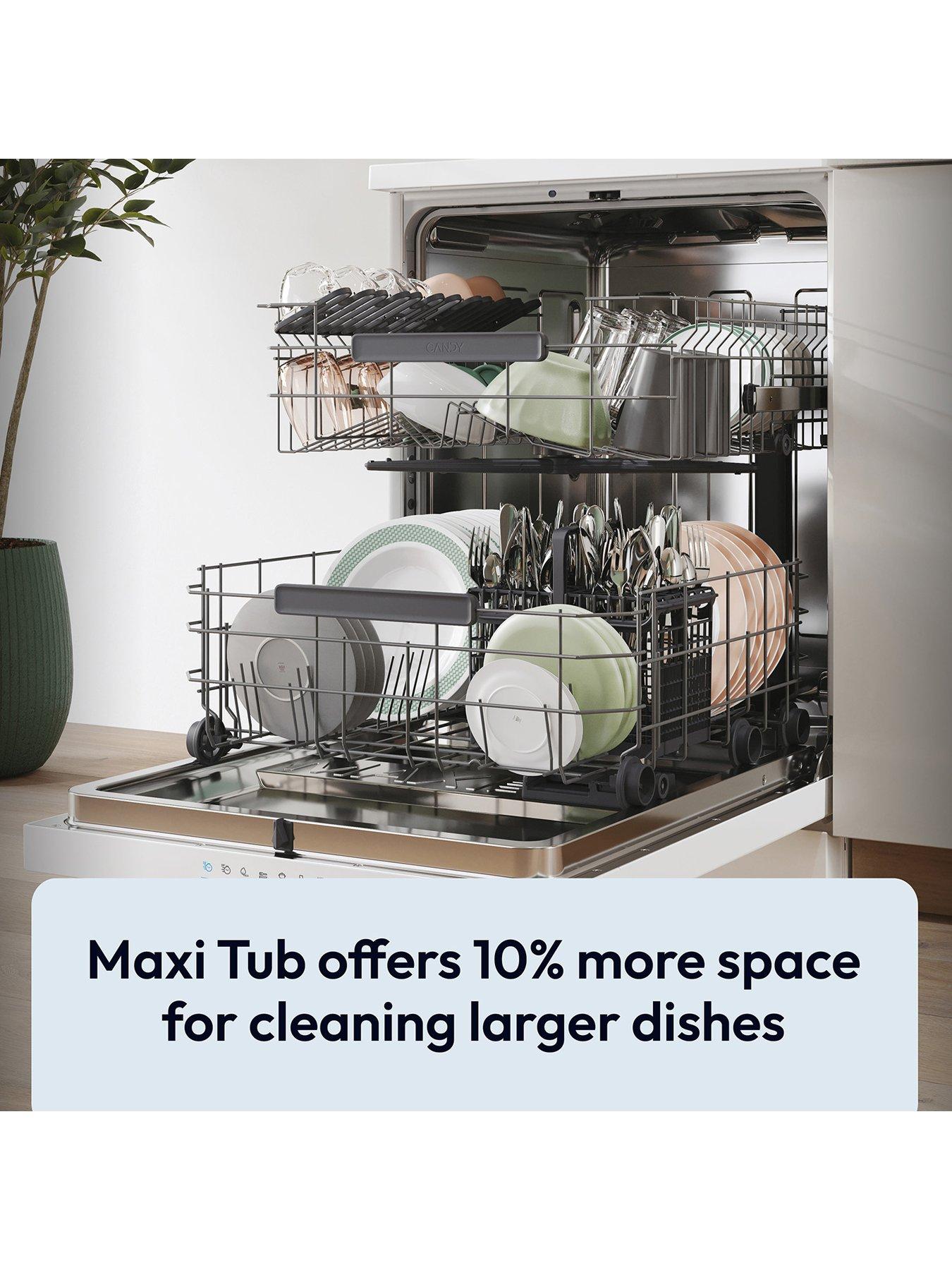 Image 4 of 7 of Hoover HF 3C7L0W-80 13 place full&nbsp;size Freestanding Dishwasher with&nbsp;WIFI -&nbsp;White