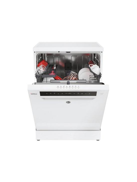 stillFront image of hoover-hf-5c7f0w-80-15-place-fullnbspsize-freestanding-dishwasher-withnbspwifi--nbspwhite