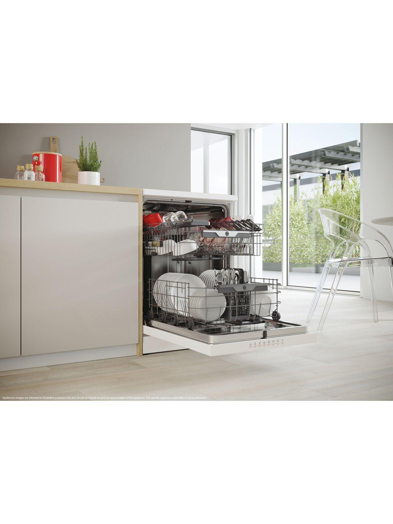 Image 6 of 7 of Hoover HF 5C7F0W-80 15 place full&nbsp;size Freestanding Dishwasher with&nbsp;WIFI -&nbsp;White