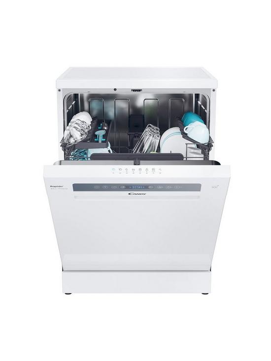 stillFront image of candy-cf-5c7f0w-80-15-place-fullnbspsize-freestanding-dishwasher-withnbspwifi--nbspwhite