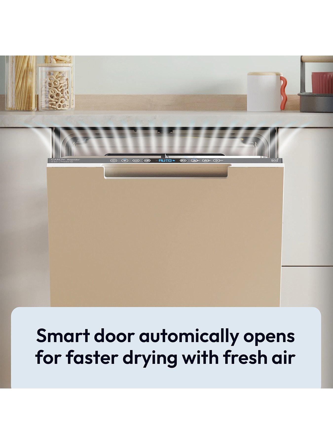 Image 3 of 7 of Candy CF 5C7F0W-80 15-Place Fullsize 60cm Wide&nbsp;Freestanding Dishwasher with&nbsp;WiFi -&nbsp;White