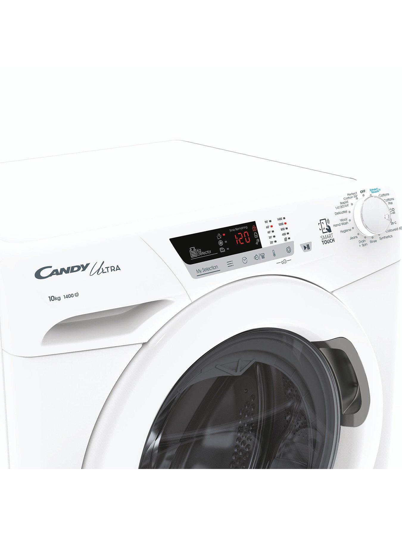 Image 3 of 6 of Candy Ultra HCU14102DWE/1-80 10kg Load,&nbsp;1400 Spin&nbsp;Freestanding Washing Machine -&nbsp;White
