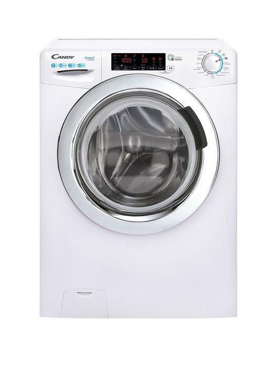 front image of candy-smart-pro-css-69twmce1-80-9kgnbspload-1600-rpm-spinnbspwashing-machine-a-rated-white-with-chrome-door