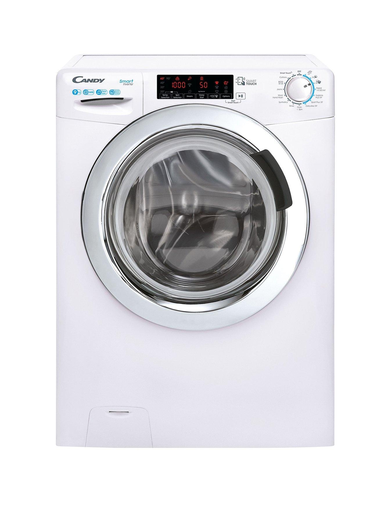 Candy Smart Pro CSS 69TWMCE/180 9kg Load, 1600 rpm Spin Washing