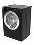  image of candy-smart-pro-cs69twmcbe1-80-9kgnbsploadnbsp1600-rpm-spinnbspwashing-machine-a-rated-black-with-chrome-door
