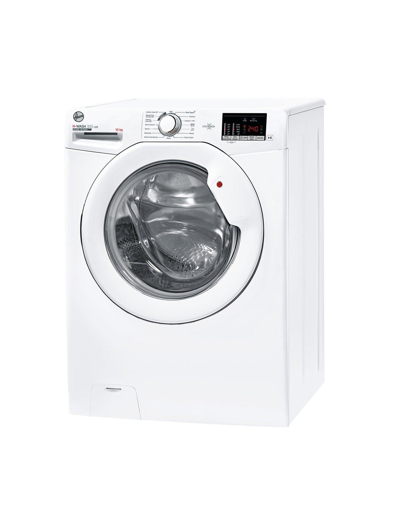 Image 2 of 6 of Hoover H-WASH 300 H3W 4102DAE/1-80 10kg Load, 1400 Spin&nbsp;Freestanding Washing Machine -&nbsp;White