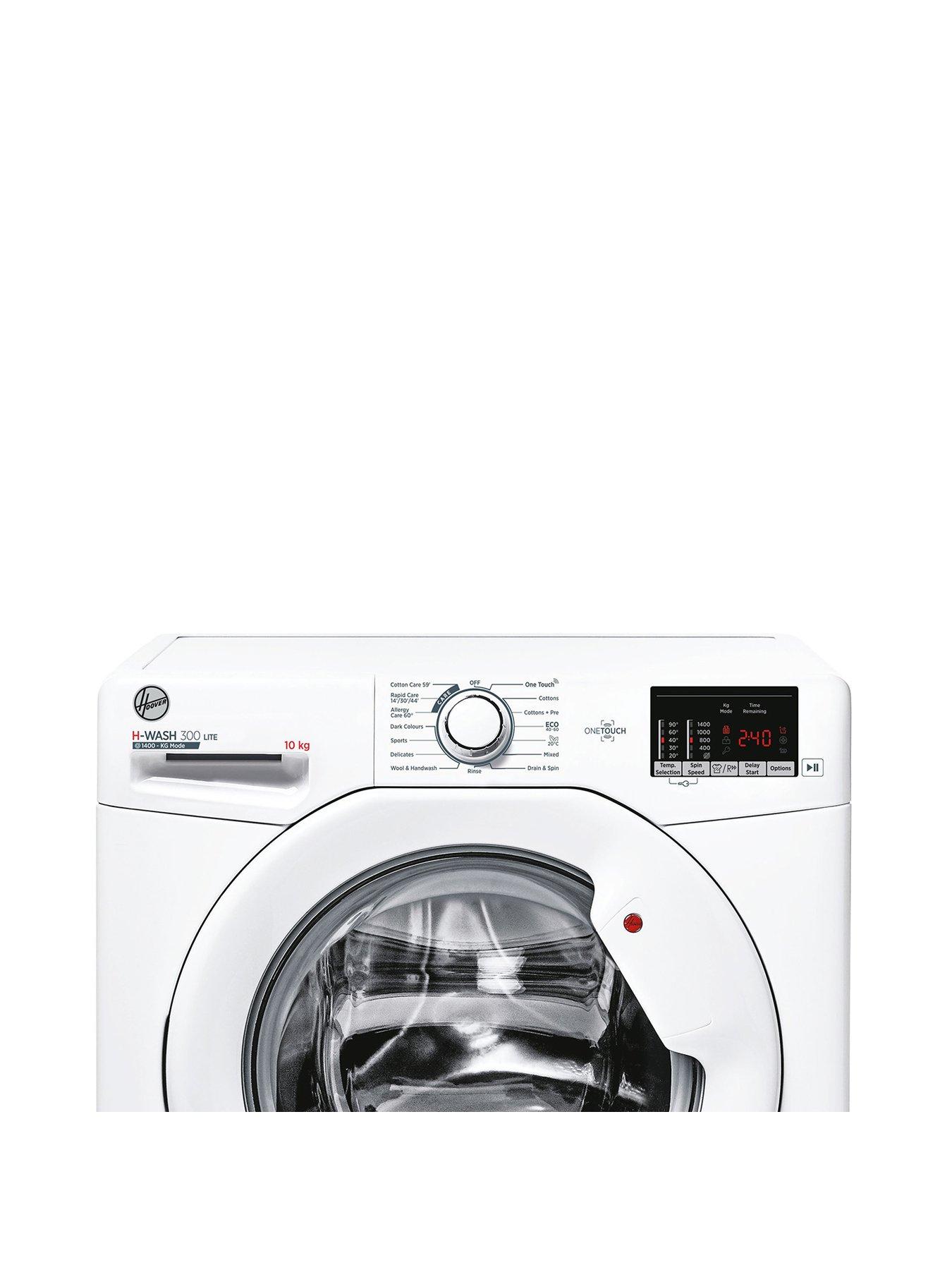 Image 3 of 6 of Hoover H-WASH 300 H3W 4102DAE/1-80 10kg Load, 1400 Spin&nbsp;Freestanding Washing Machine -&nbsp;White