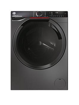 Product photograph of Hoover H-wash 700 H7w 69mbcr-80 9kg 1600 Rpm Freestanding Washing Machine - Graphite With Chrome Door from very.co.uk