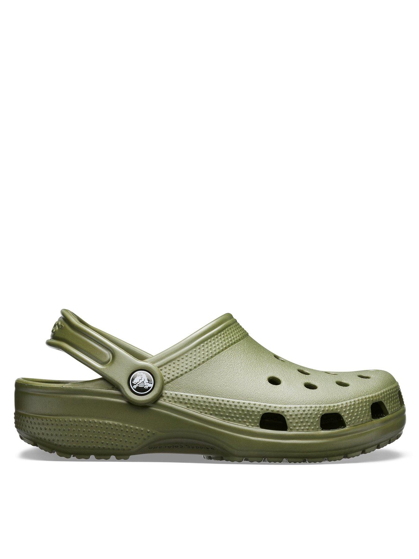 Crocs Men s Classic Clog Sandal Green Very