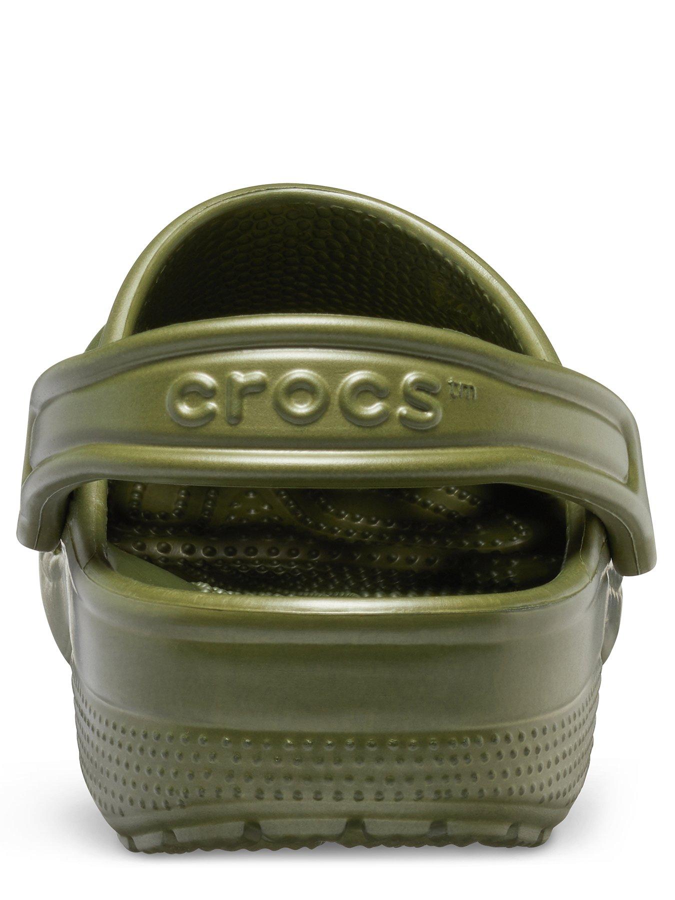 Olive best sale green crocs