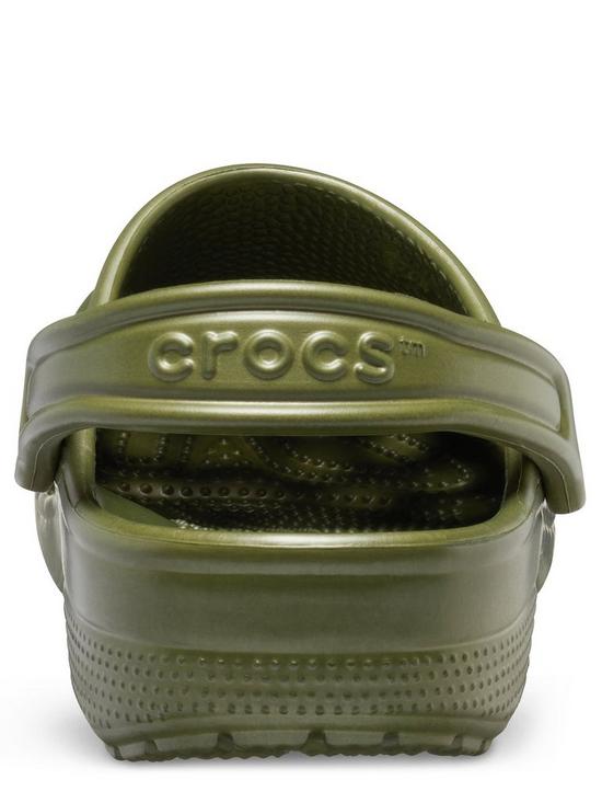 stillFront image of crocs-mens-classic-clog-sandal-green