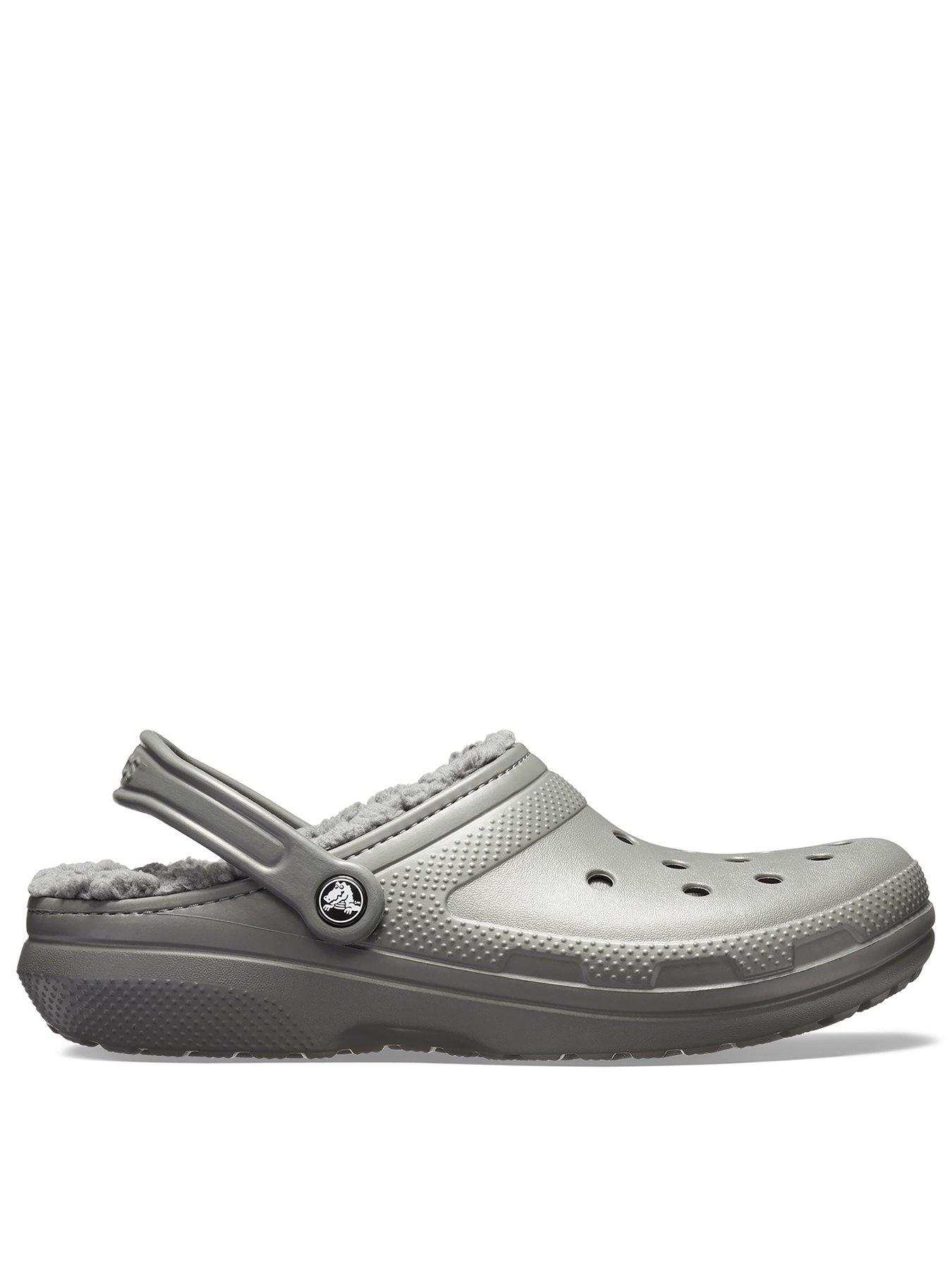 Lined crocs shop sale