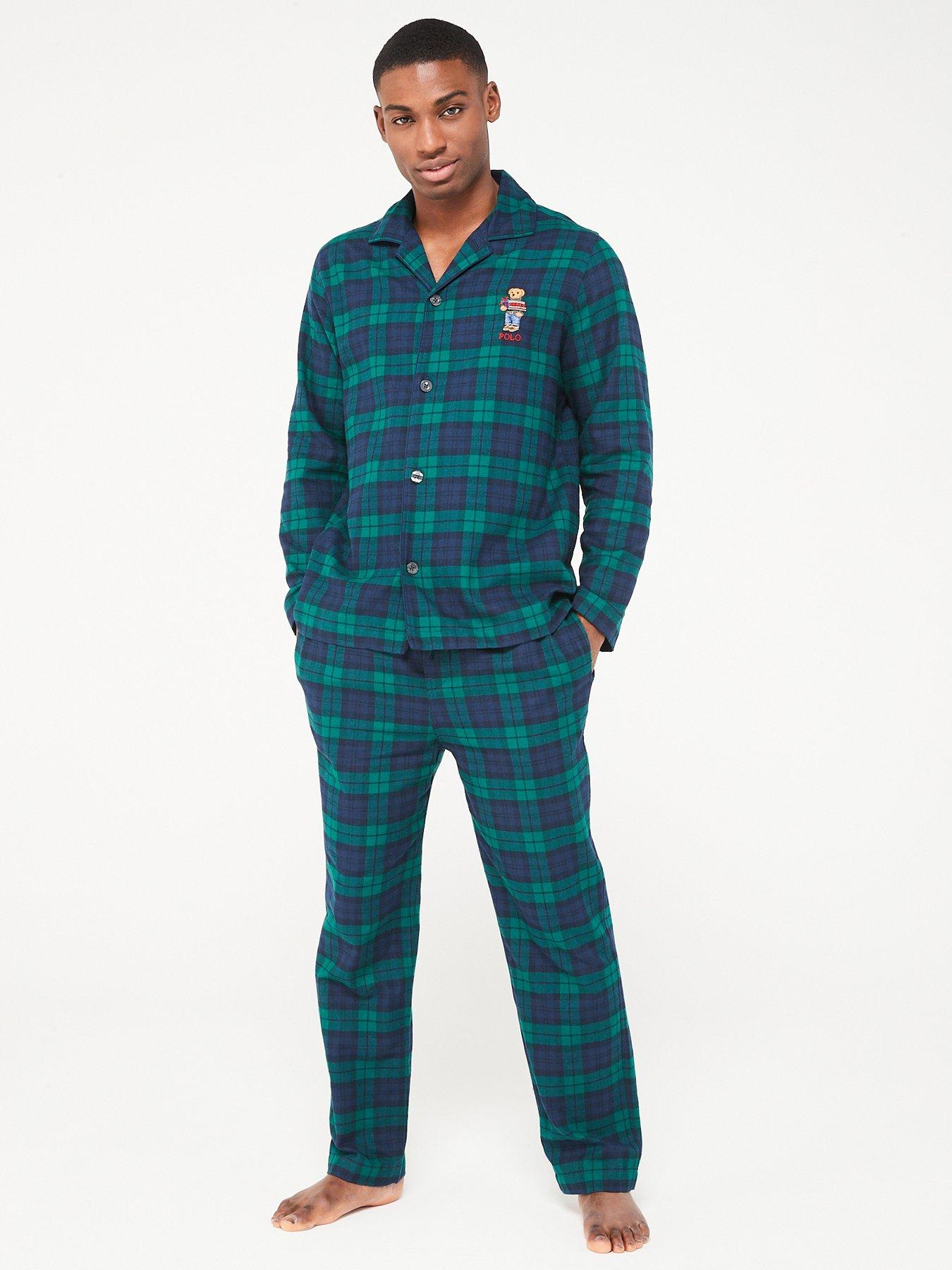Polo Ralph Lauren Tartan Flannel Teddy Pyjama Gift Set
