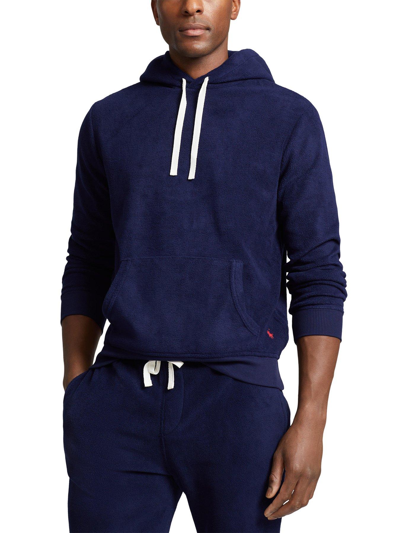 Polar Fleece Overhead Hoody Navy