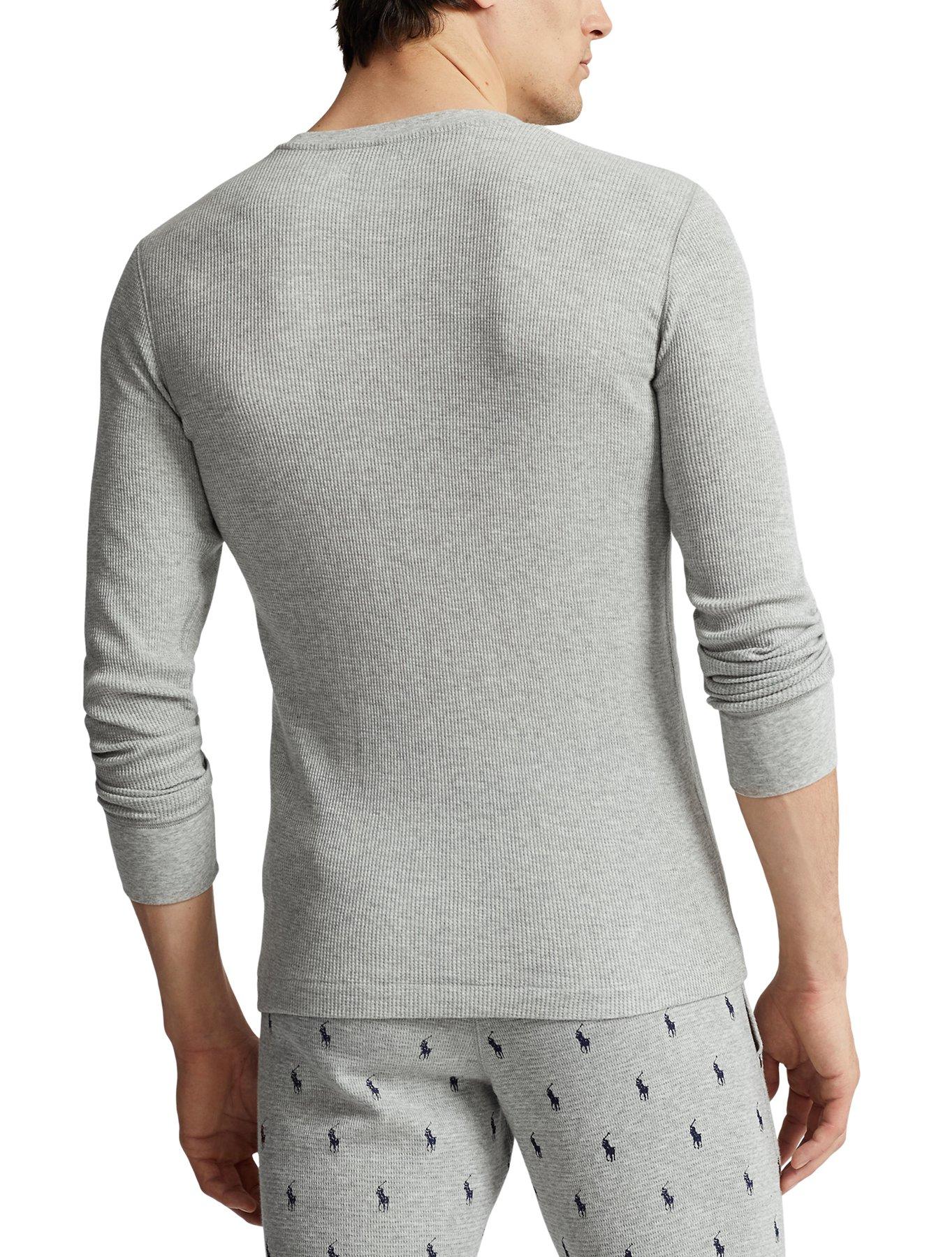 Polo Ralph Lauren Waffle L/s Top - Grey