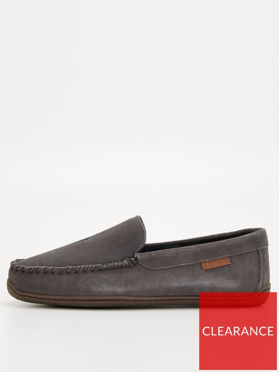 front image of polo-ralph-lauren-brenan-moc-slippers-grey