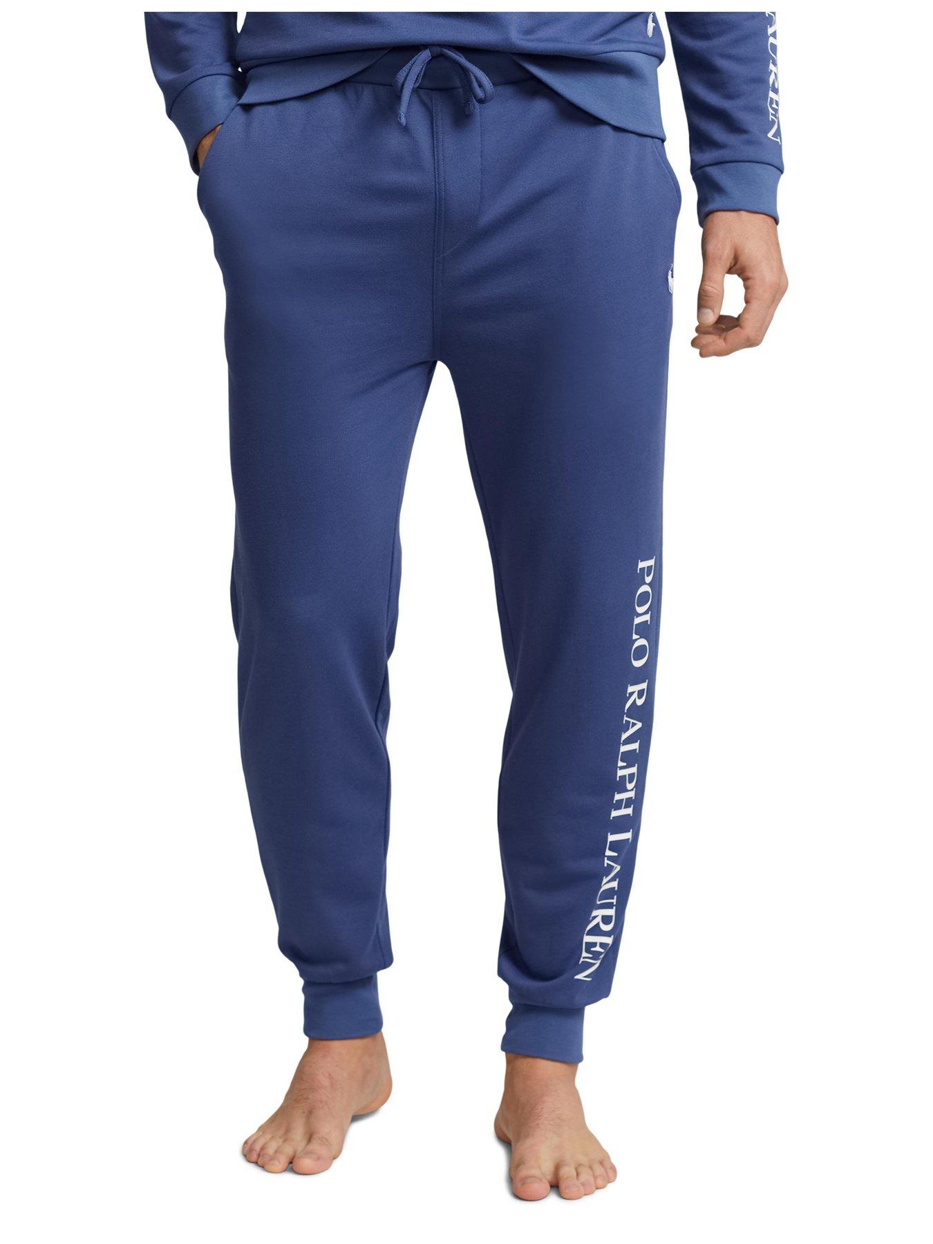 Polo ralph lauren cuffed lounge online joggers player logo in navy