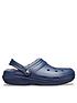  image of crocs-mens-classic-lined-clog-navy