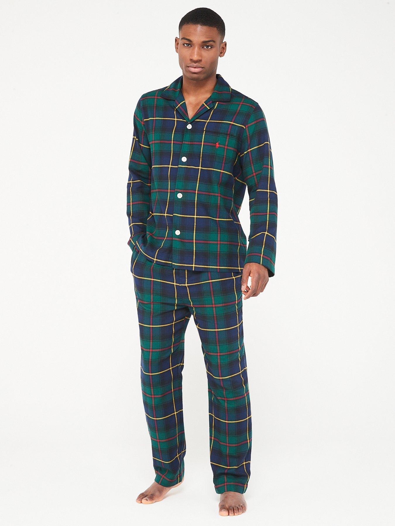 Polo Ralph Lauren Tartan Flannel Teddy Pyjama Gift Set