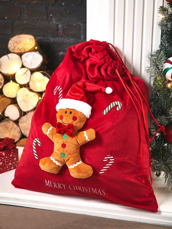 front image of three-kings-gingerbread-christmasnbspgift-sack