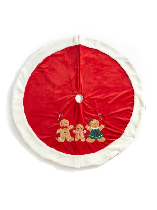 stillFront image of three-kings-gingerbread-family-christmasnbsptree-skirt-116-cm