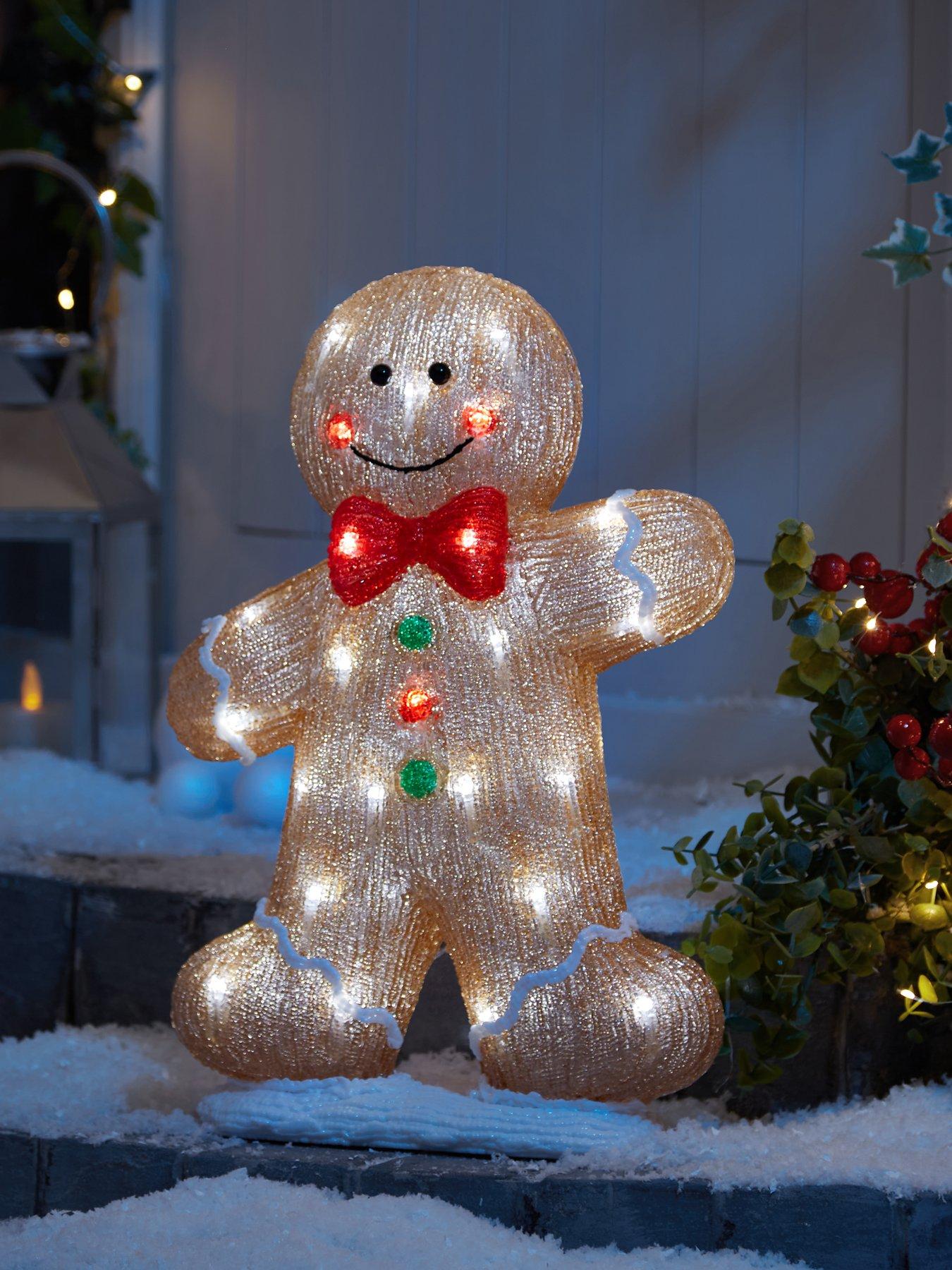 Battery operated deals outdoor christmas decorations