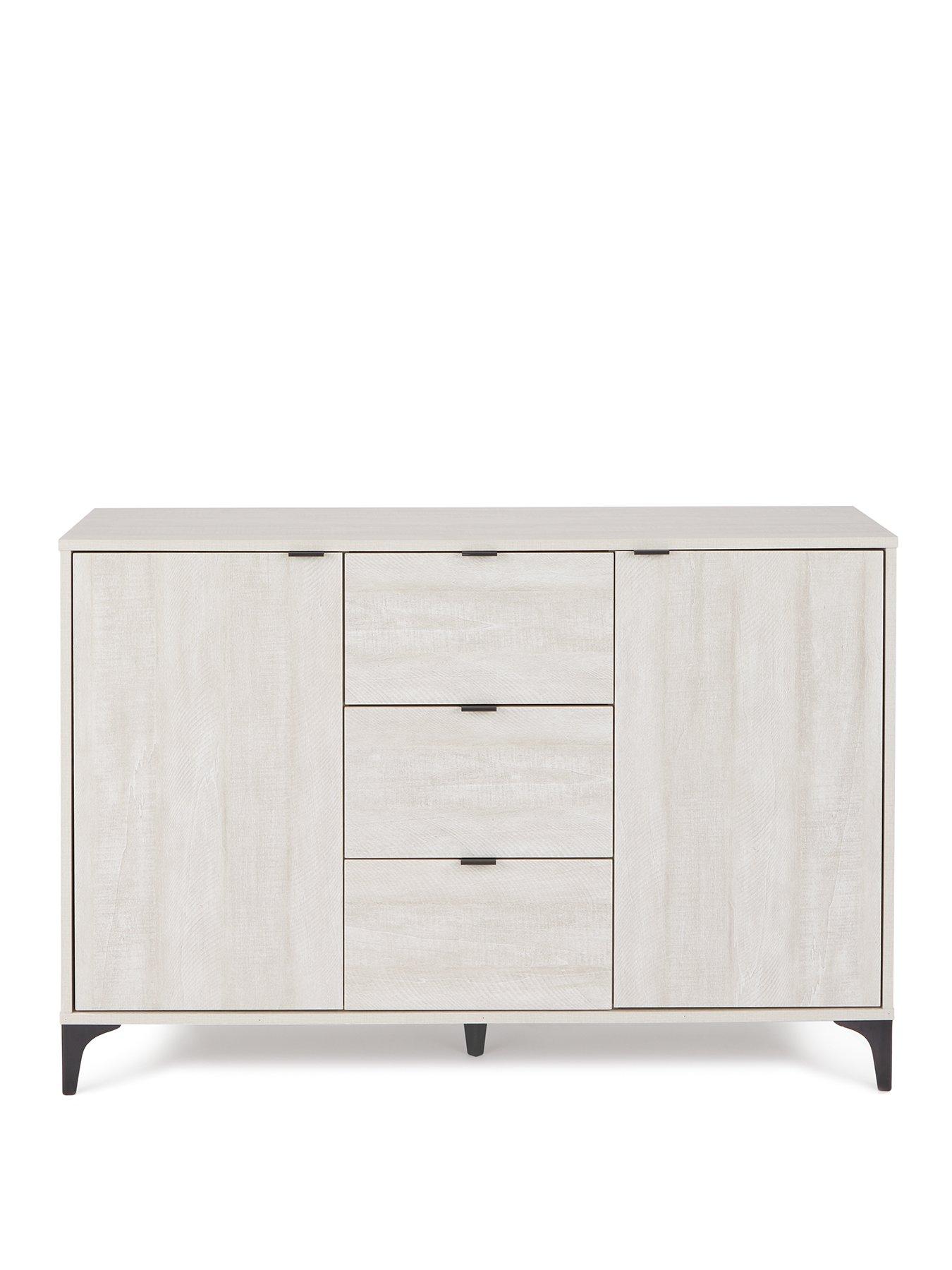 Very Home Wakefield Large Sideboard - Grey Oak | very.co.uk