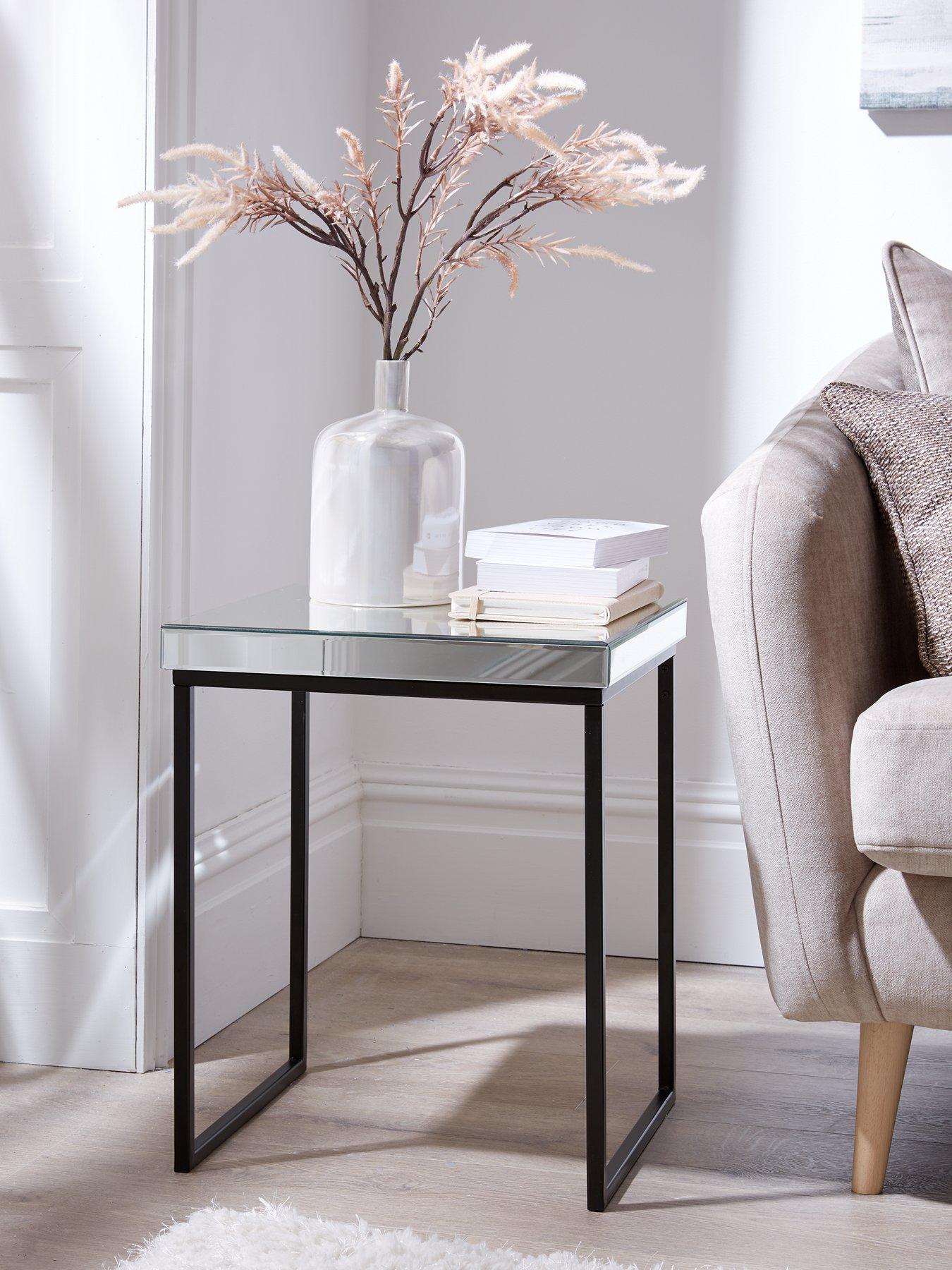 undefined Anya Mirrored Side Table