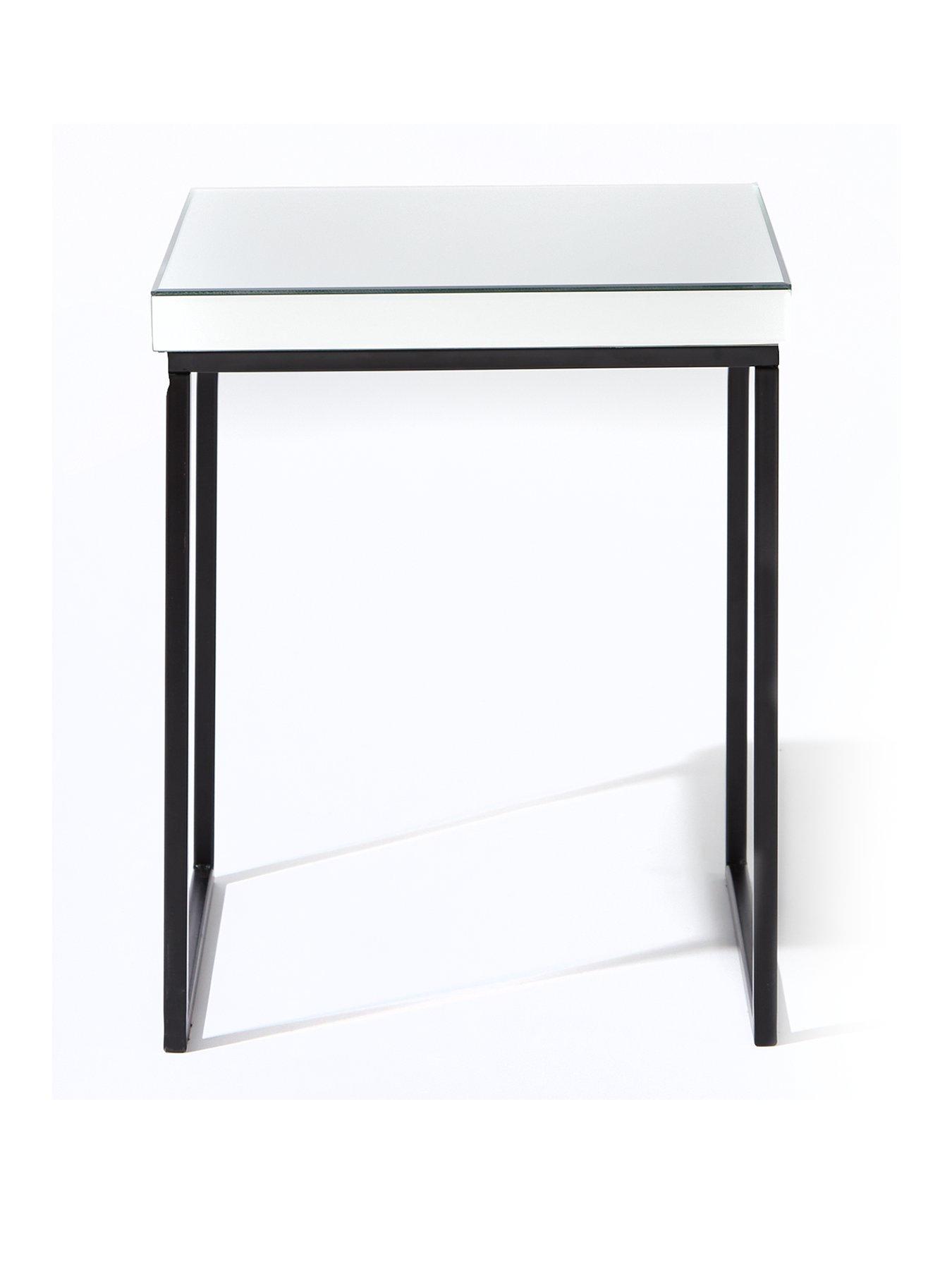 Very Home Anya Mirrored Side Table very.co.uk