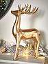 image of very-home-stagnbspchristmasnbspornament-gold