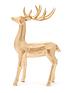  image of very-home-stagnbspchristmasnbspornament-gold
