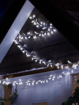 Product photograph of Very Home 144 Snowflake Multifunction Outdoor Christmas Lights from very.co.uk