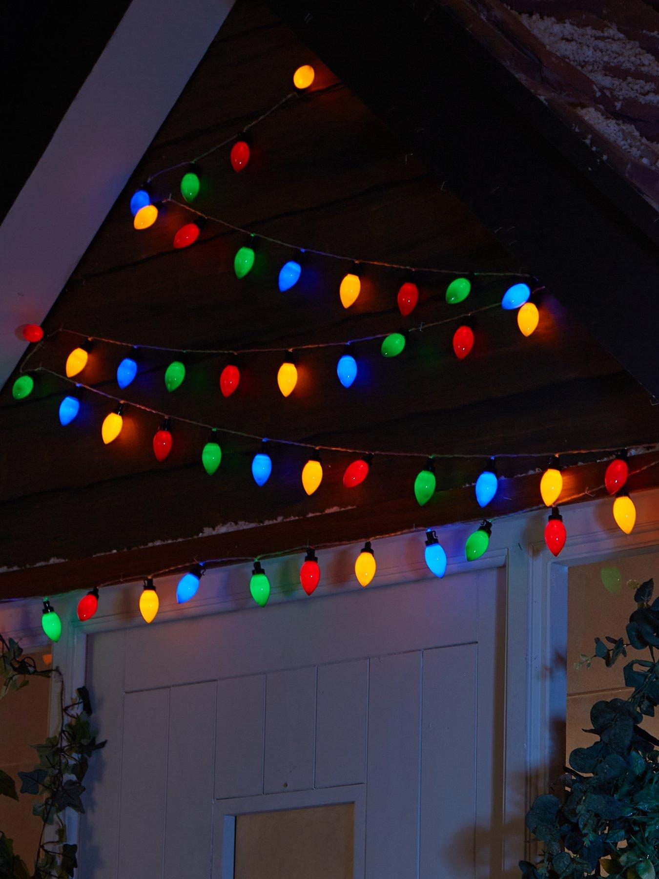 Colored outside lights deals