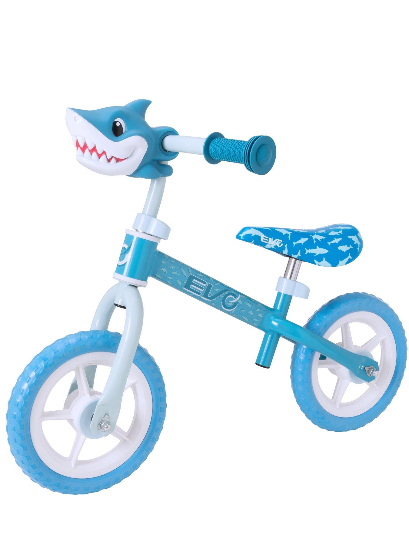 evo balance bike blue