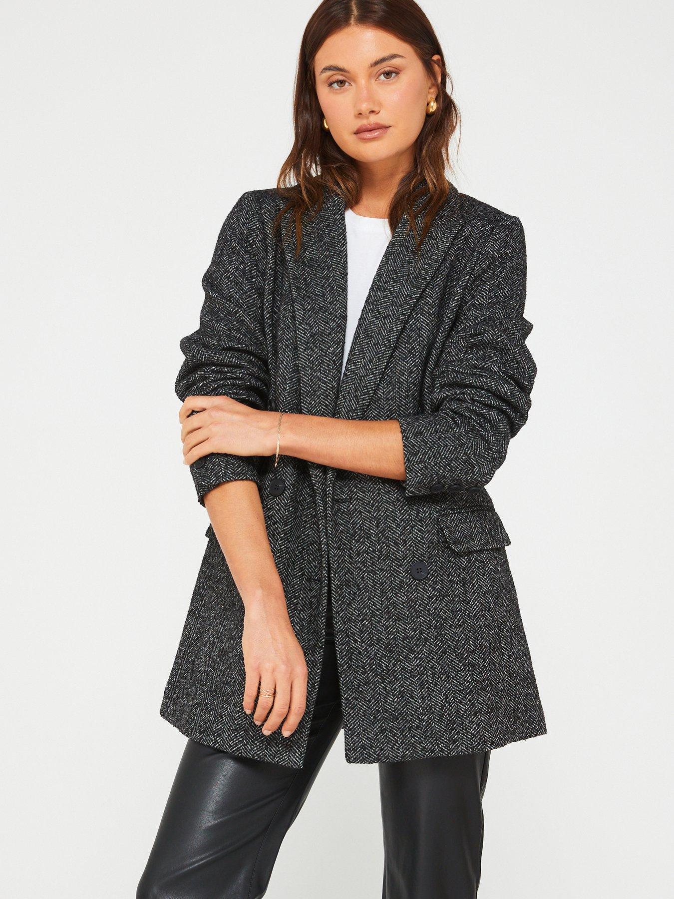 Womens grey deals blazer