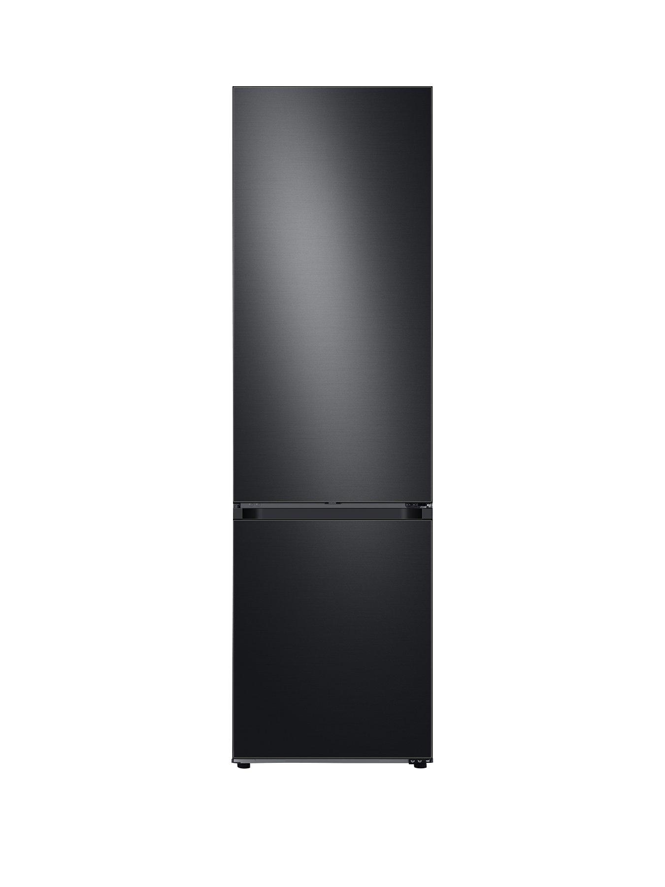 Product photograph of Samsung Bespoke Rb38a7b6bb1 Eu Classic Fridge Freezer With Spacemax Technology - Clean Black from very.co.uk