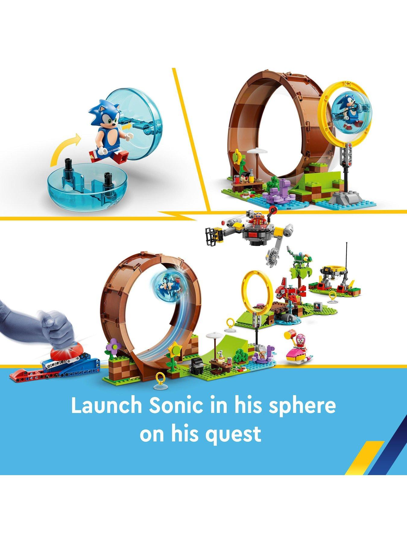 LEGO Sonic the Hedgehog Sonic's Green Hill Zone Loop Challenge Playset 76994