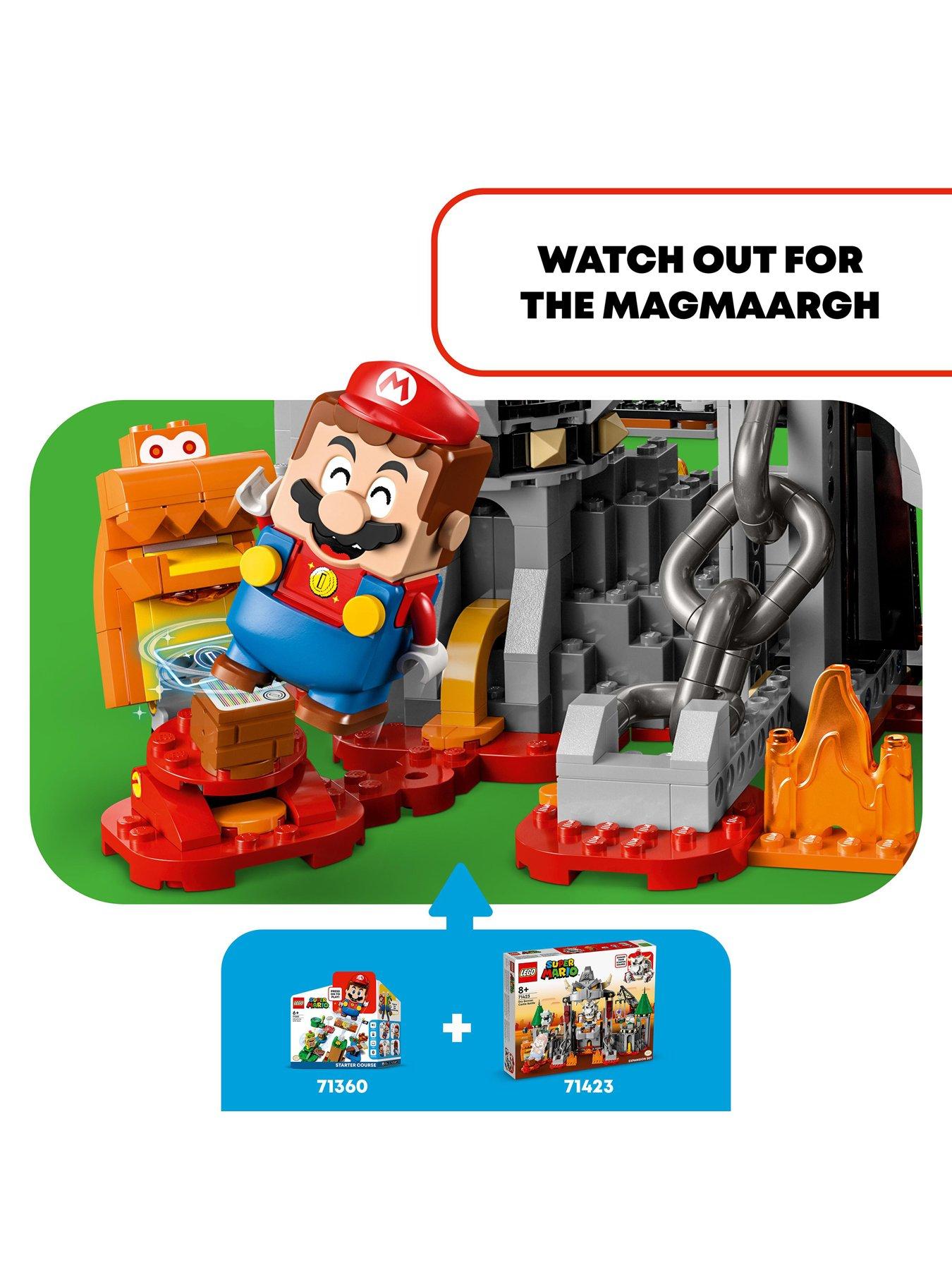 LEGO Super Mario Dry Bowser Castle Battle Expansion Set 71423 Very