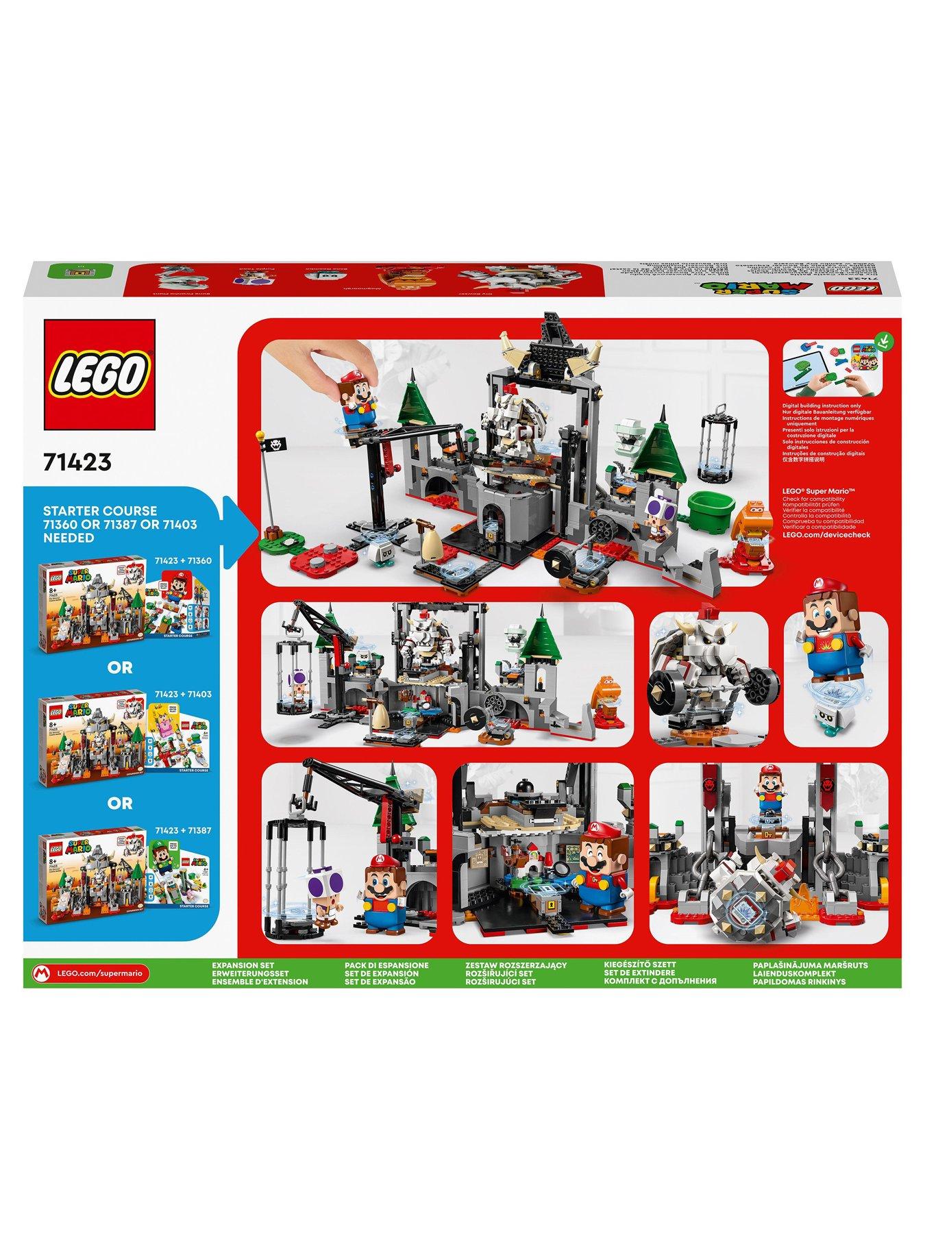 LEGO Super Mario Dry Bowser Castle Battle Expansion Set 71423 Very