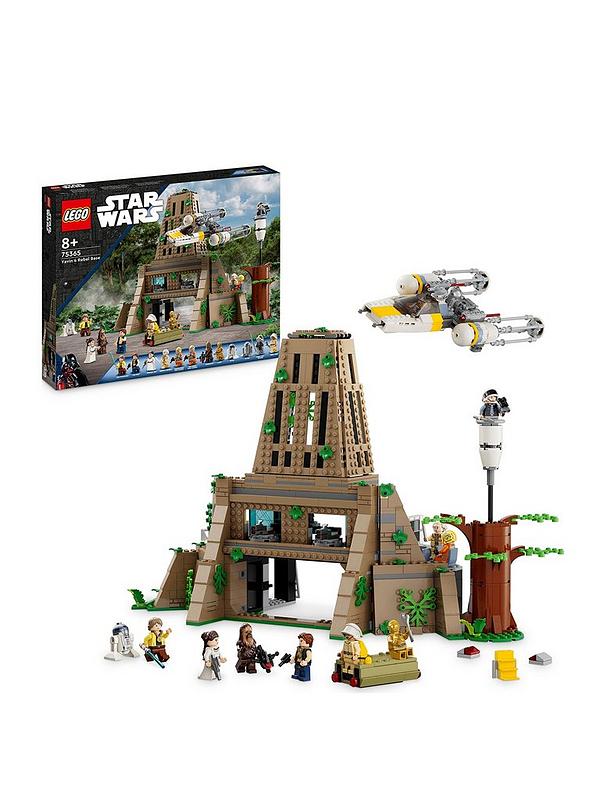 Image 1 of 6 of LEGO Star Wars Yavin 4 Rebel Base Set with Minifigures 75365