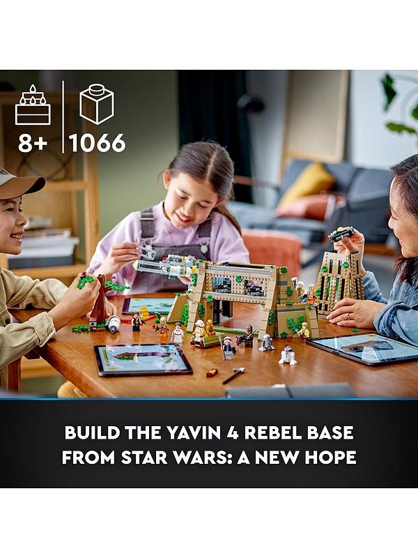 Image 2 of 6 of LEGO Star Wars Yavin 4 Rebel Base Set with Minifigures 75365