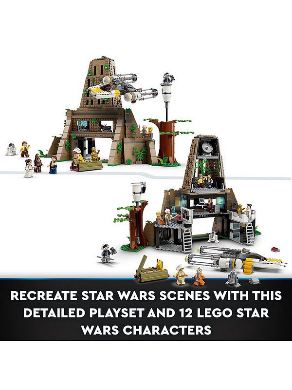 Image 3 of 6 of LEGO Star Wars Yavin 4 Rebel Base Set with Minifigures 75365