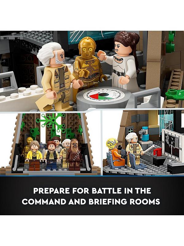 Image 4 of 6 of LEGO Star Wars Yavin 4 Rebel Base Set with Minifigures 75365