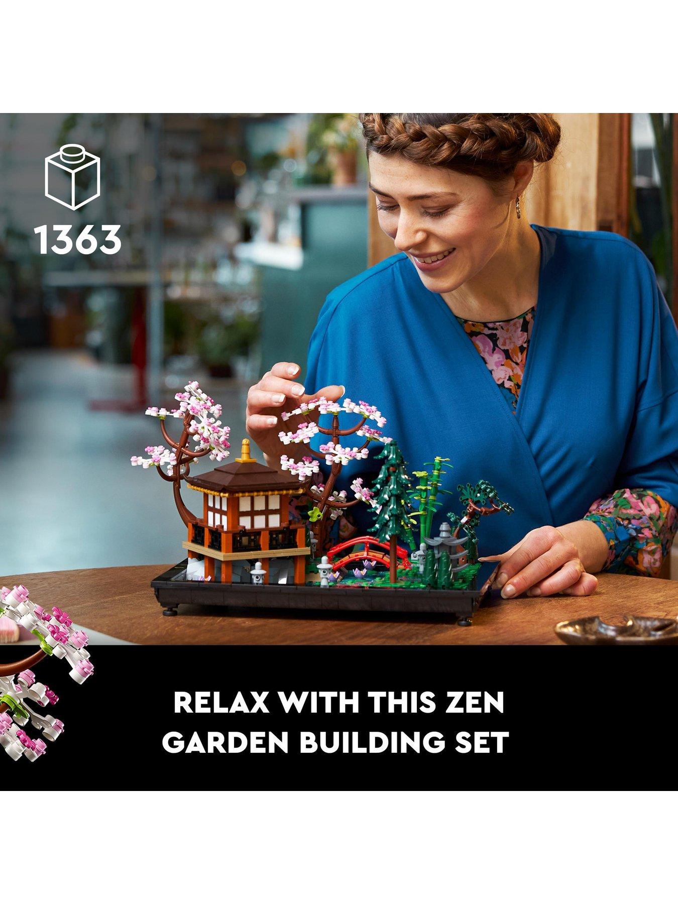 LEGO Icons Tranquil Garden Creative Building Set, Gift for