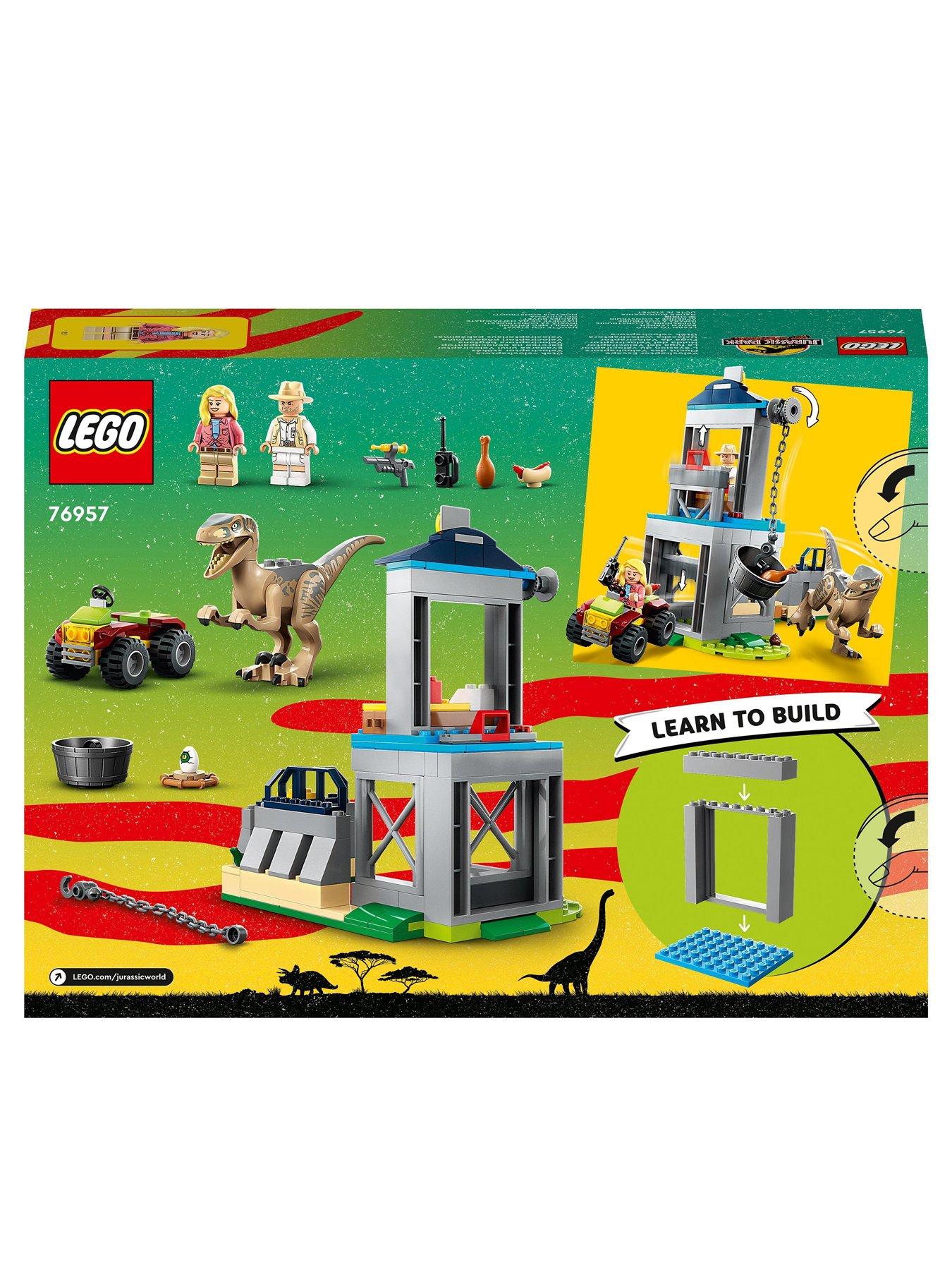 Lego jurassic discount world velociraptor sets