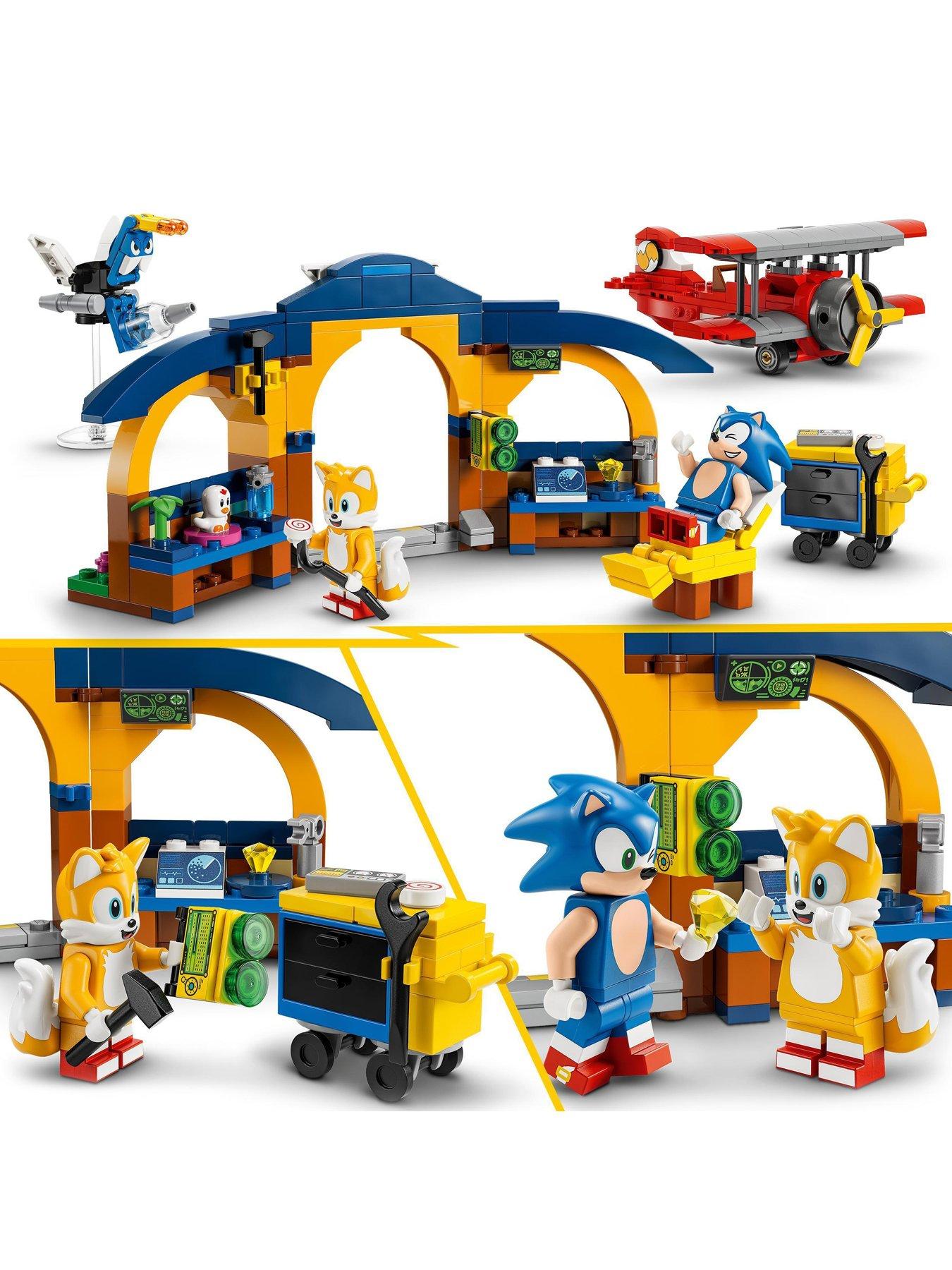 LEGO® Sonic the Hedgehog™ Tails’ Workshop and Tornado Plane 76991 (376  Pieces)