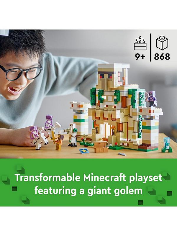 Image 2 of 6 of LEGO Minecraft The Iron Golem Fortress Set 21250