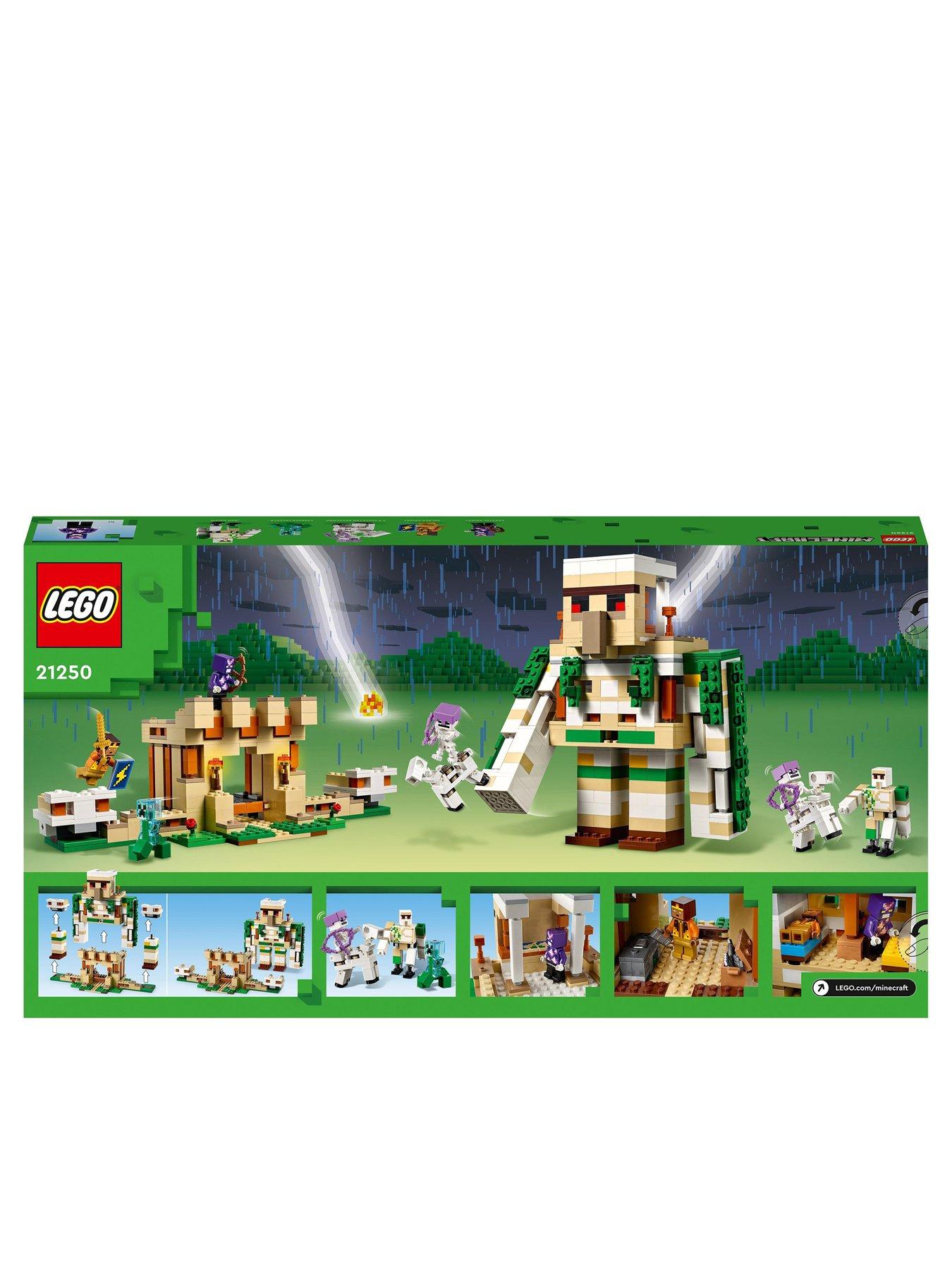 LEGO Minecraft The Iron Golem Fortress Set 21250 | Very.co.uk